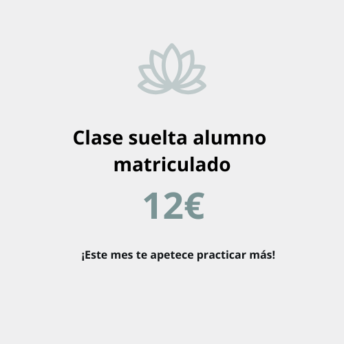 12 Clase suelta no alumno