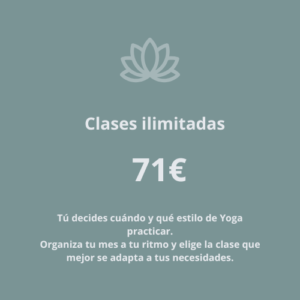 3 Cuota clases ilimitadas
